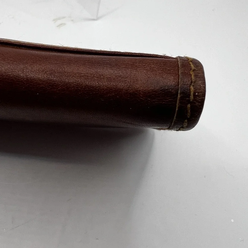 Fossil Wallet Supple Butter soft Leather Brown Slim Wallet 3.5